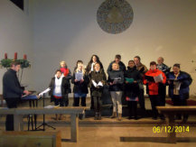 Gospelchor beim Oplatek 2014 in St.Otto PW