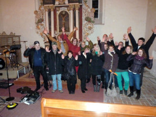 Unser Gospelchor mit der Band Stop&Go